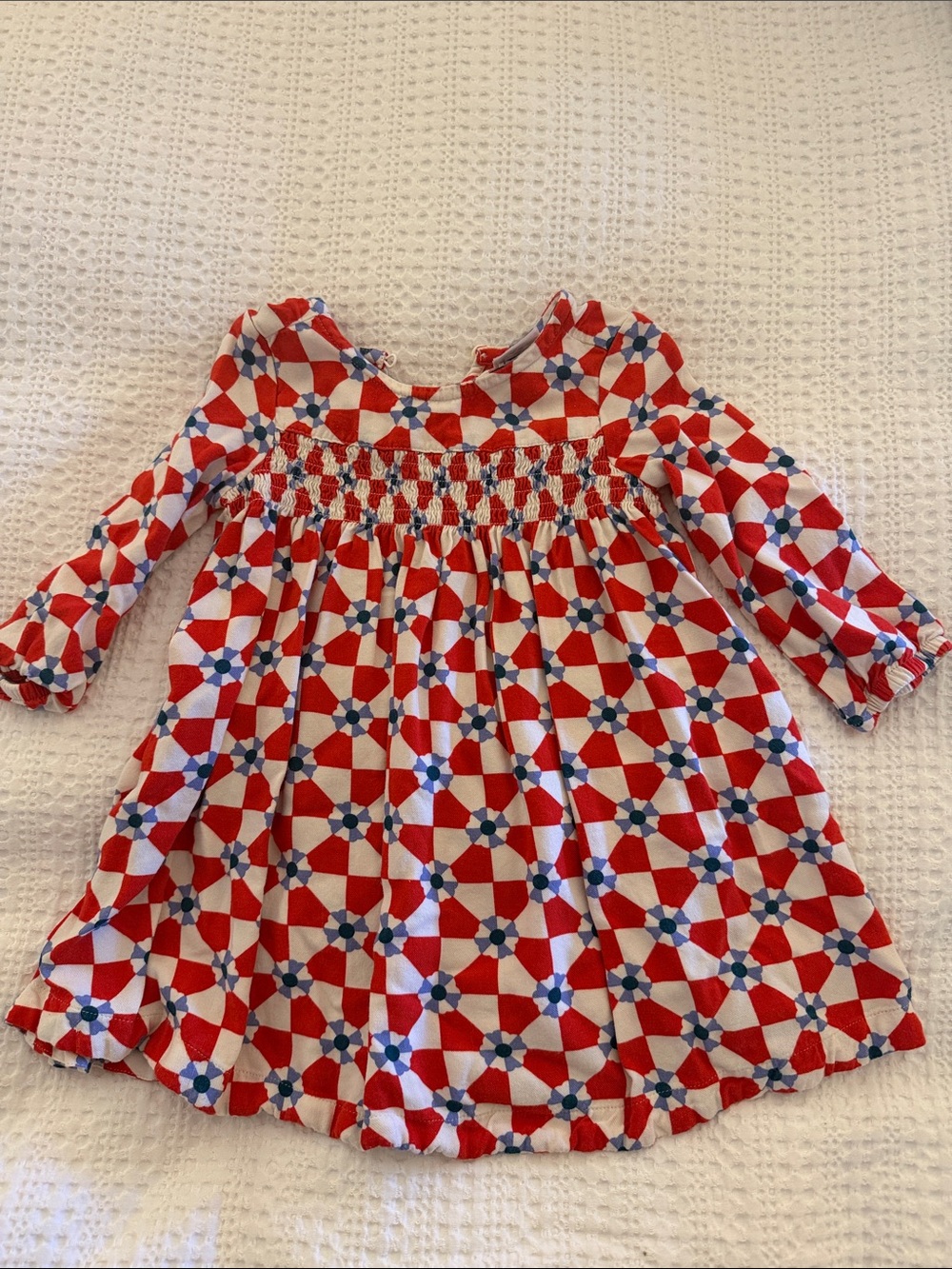 Hanna Andersson red white and blue swing dress